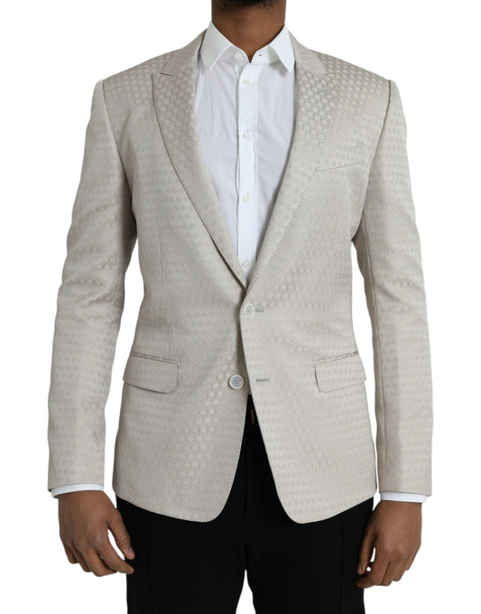 Blazer de botonadura sencilla MARTINI beige