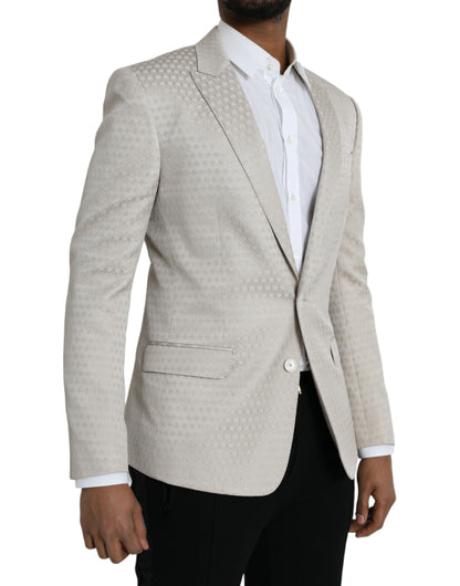 Blazer de botonadura sencilla MARTINI beige