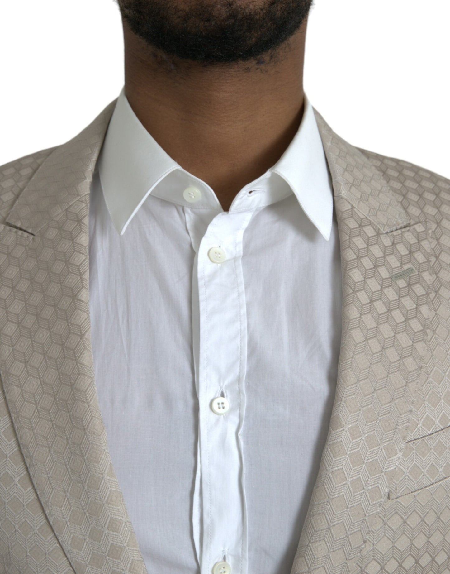 Blazer de botonadura sencilla MARTINI beige