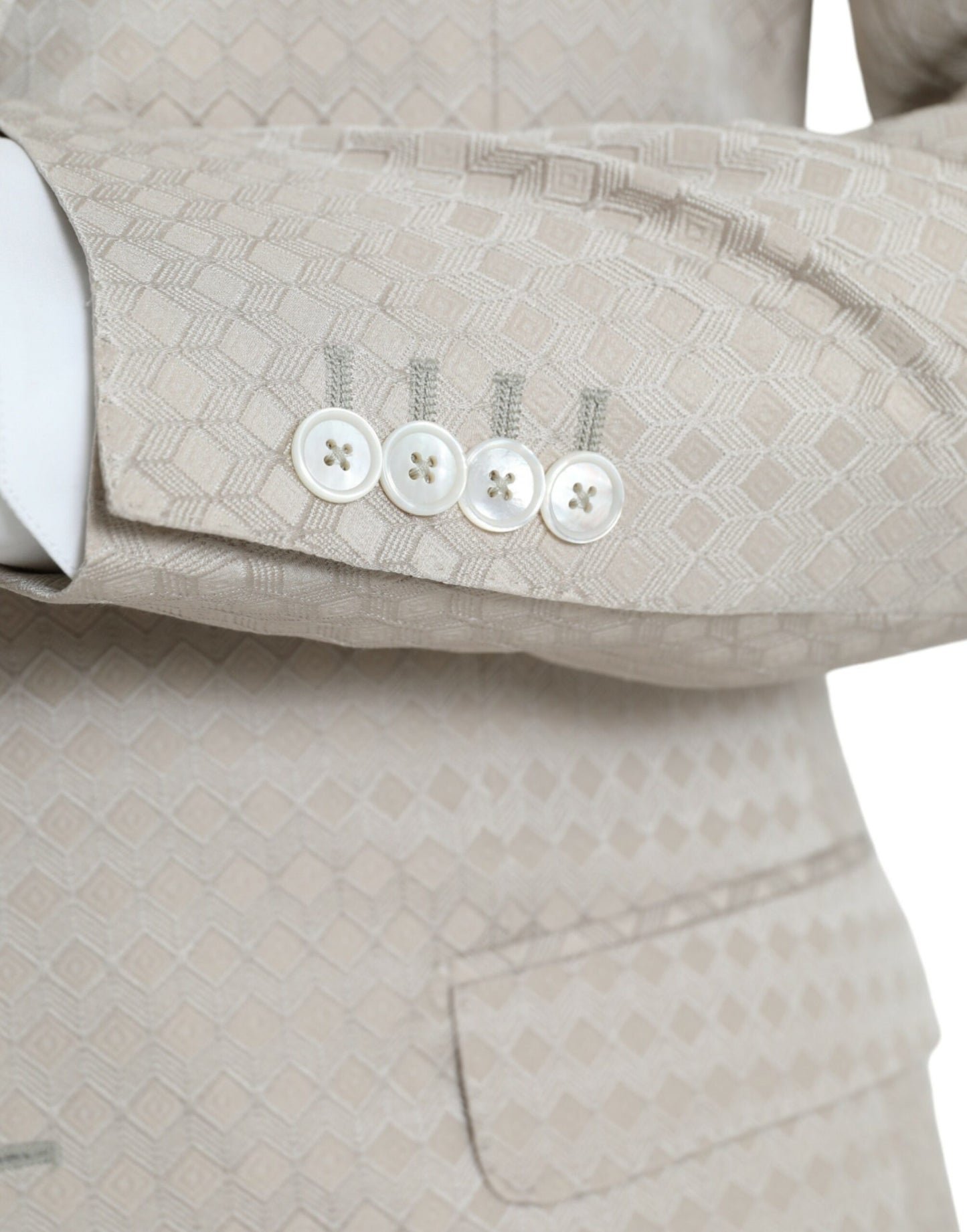 Blazer de botonadura sencilla MARTINI beige
