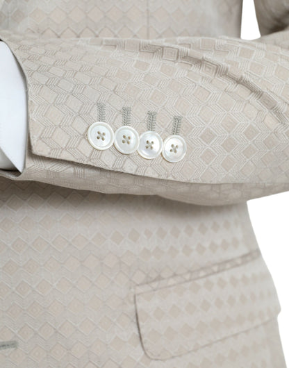 Blazer de botonadura sencilla MARTINI beige