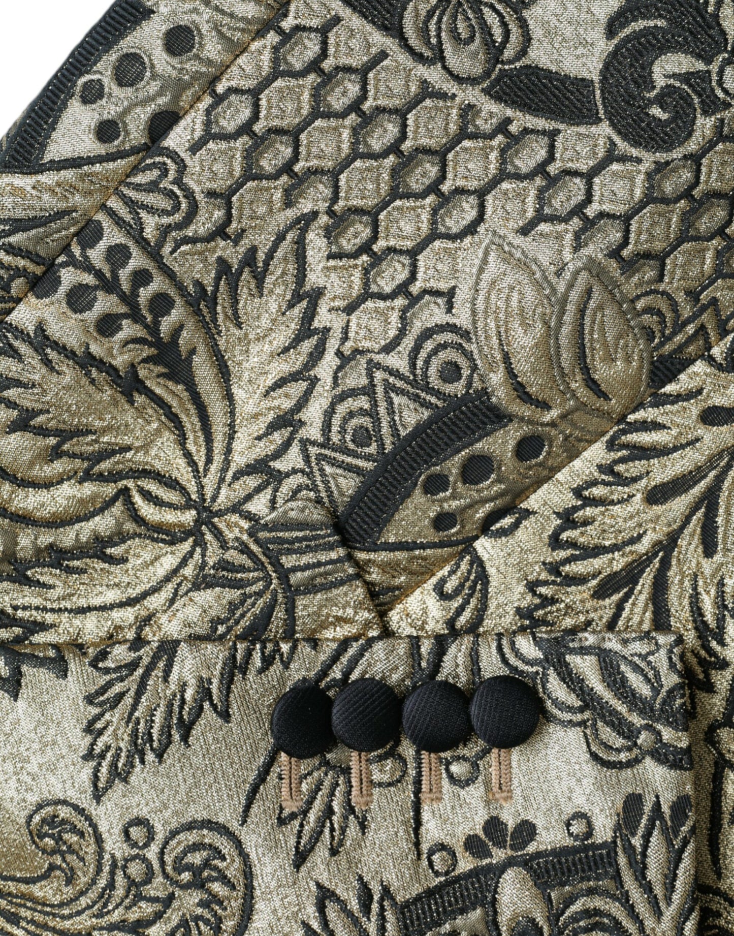 Blazer de botonadura sencilla en jacquard SICILIA dorado