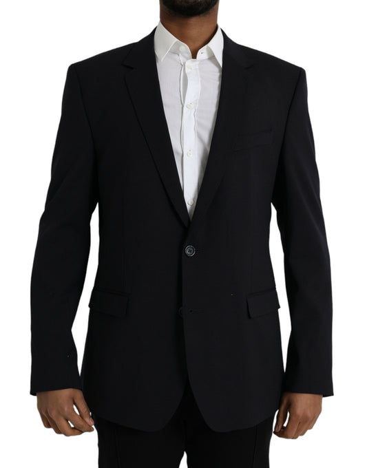 Blazer de botonadura sencilla MARTINI negro