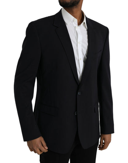 Blazer de botonadura sencilla MARTINI negro
