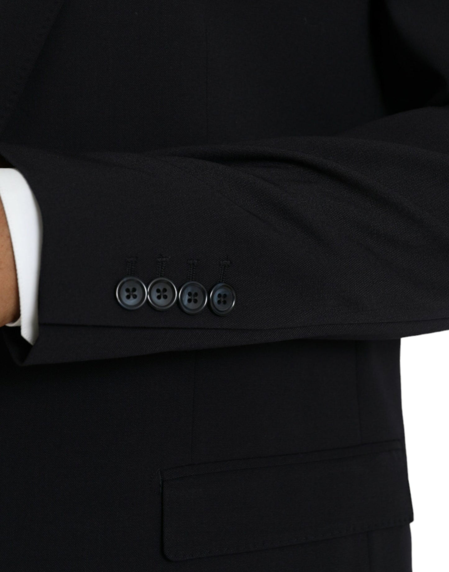 Blazer de botonadura sencilla MARTINI negro