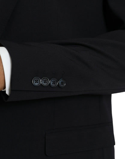 Blazer de botonadura sencilla MARTINI negro