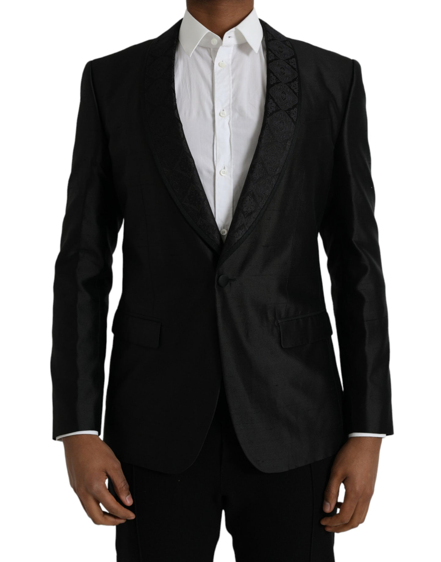 Blazer de botonadura sencilla MARTINI negro