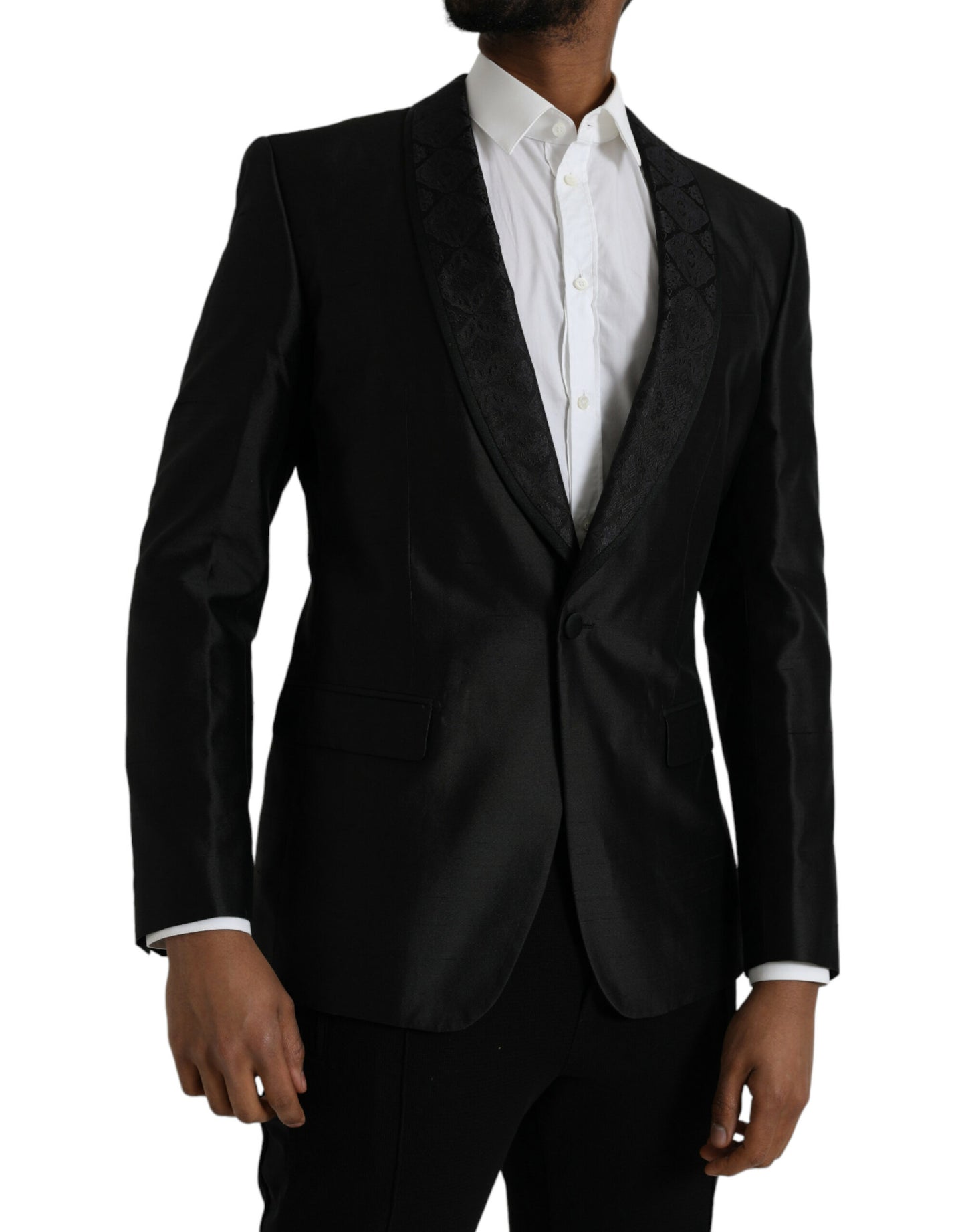 Blazer de botonadura sencilla MARTINI negro