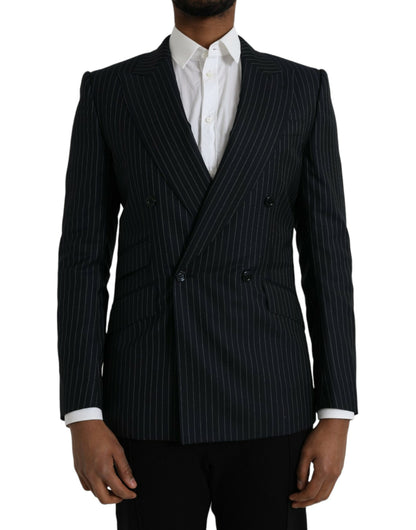 Blazer cruzado SICILIA con rayas negras