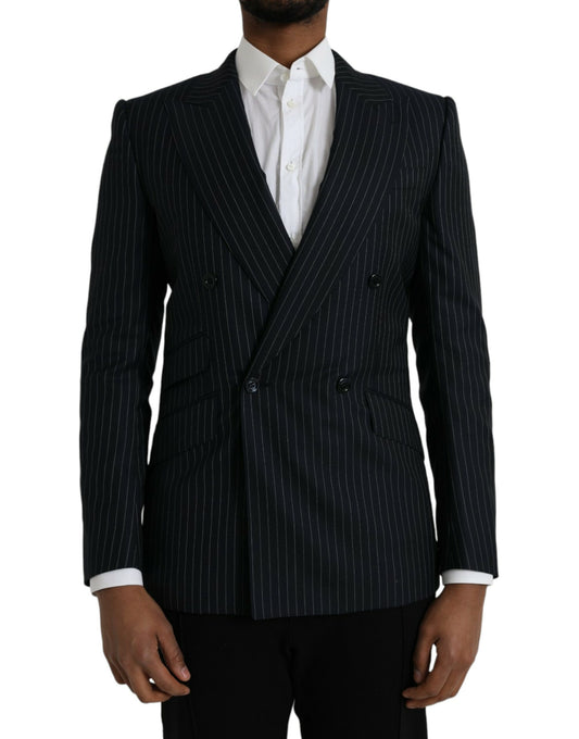 Blazer cruzado SICILIA con rayas negras