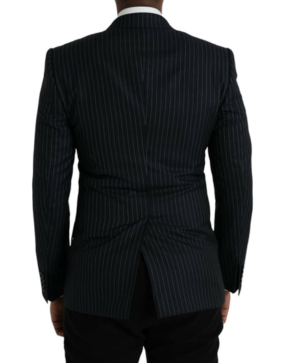 Blazer cruzado SICILIA con rayas negras