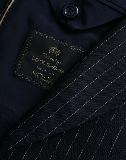 Blazer cruzado SICILIA con rayas negras