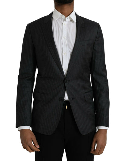 Blazer de botonadura sencilla con rayas negras MARTINI