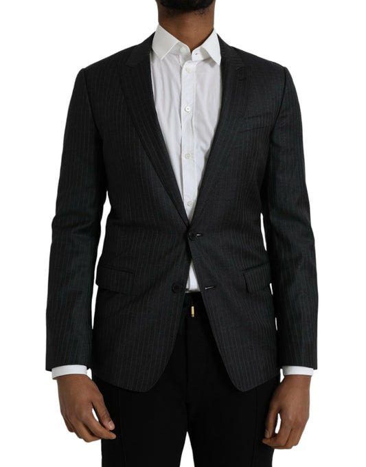 Blazer de botonadura sencilla con rayas negras MARTINI