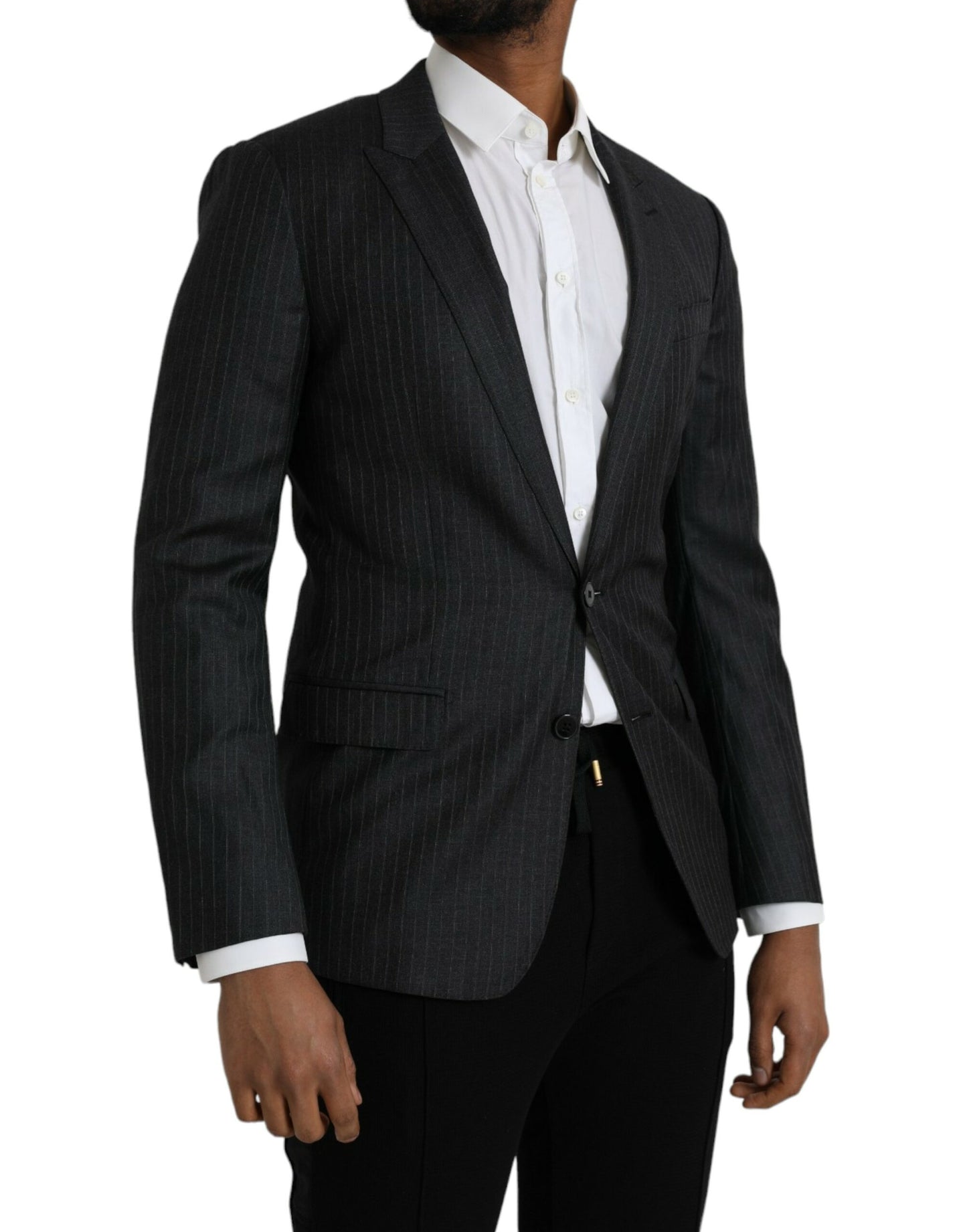 Blazer de botonadura sencilla con rayas negras MARTINI