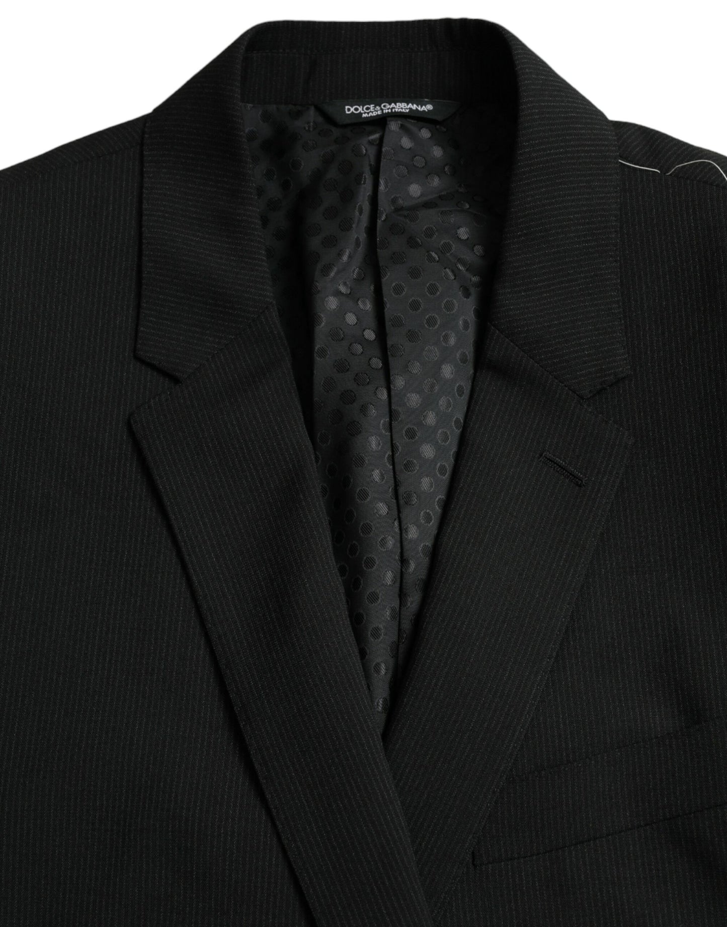 Blazer de botonadura sencilla con chal azul MARTINI