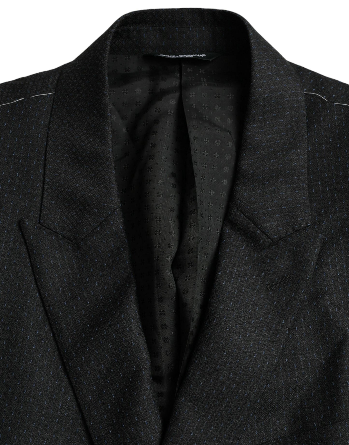 Blazer de lana negra MARTINI con botonadura sencilla