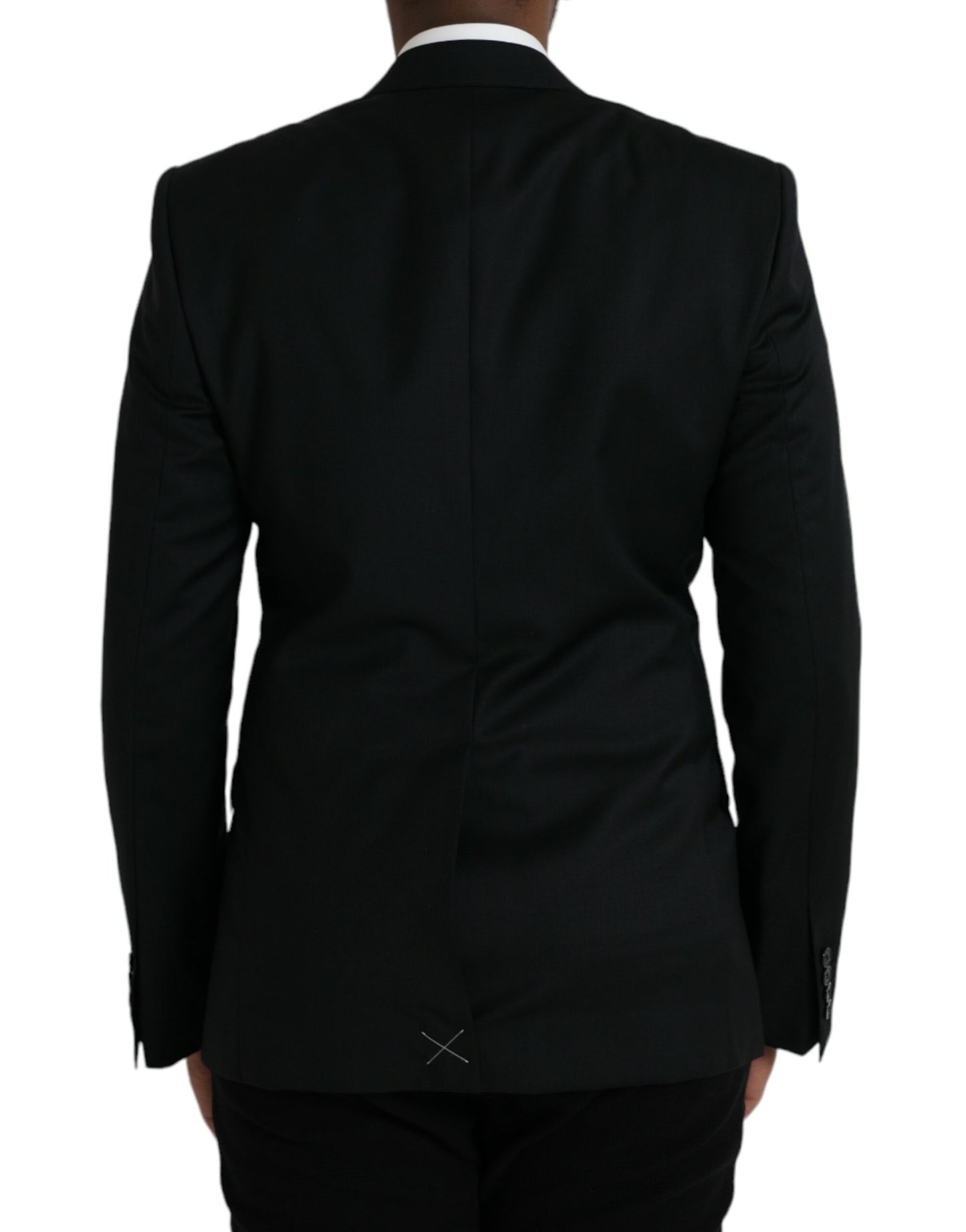Blazer de lana negra MARTINI de un solo pecho