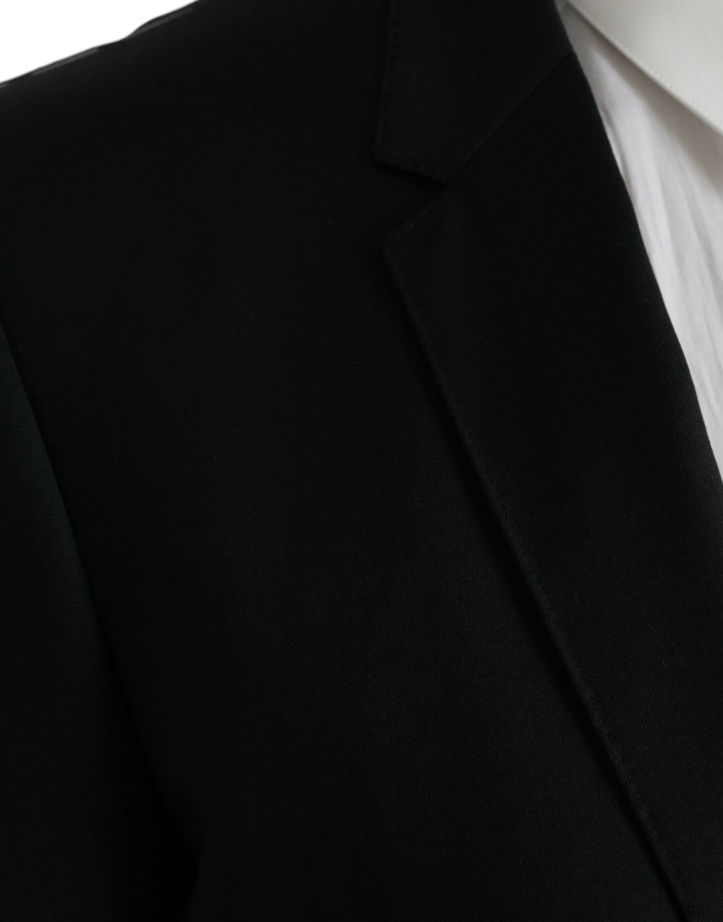 Blazer de lana negra MARTINI de un solo pecho