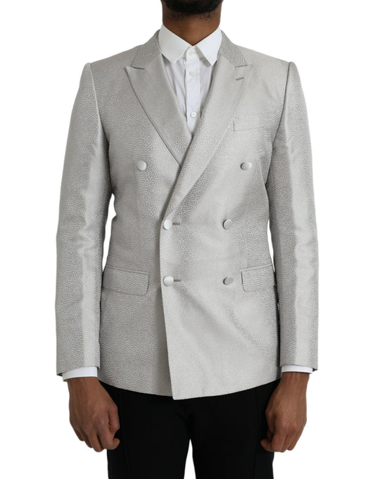 Blazer cruzado MARTINI en color blanco roto