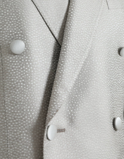 Blazer cruzado MARTINI en color blanco roto
