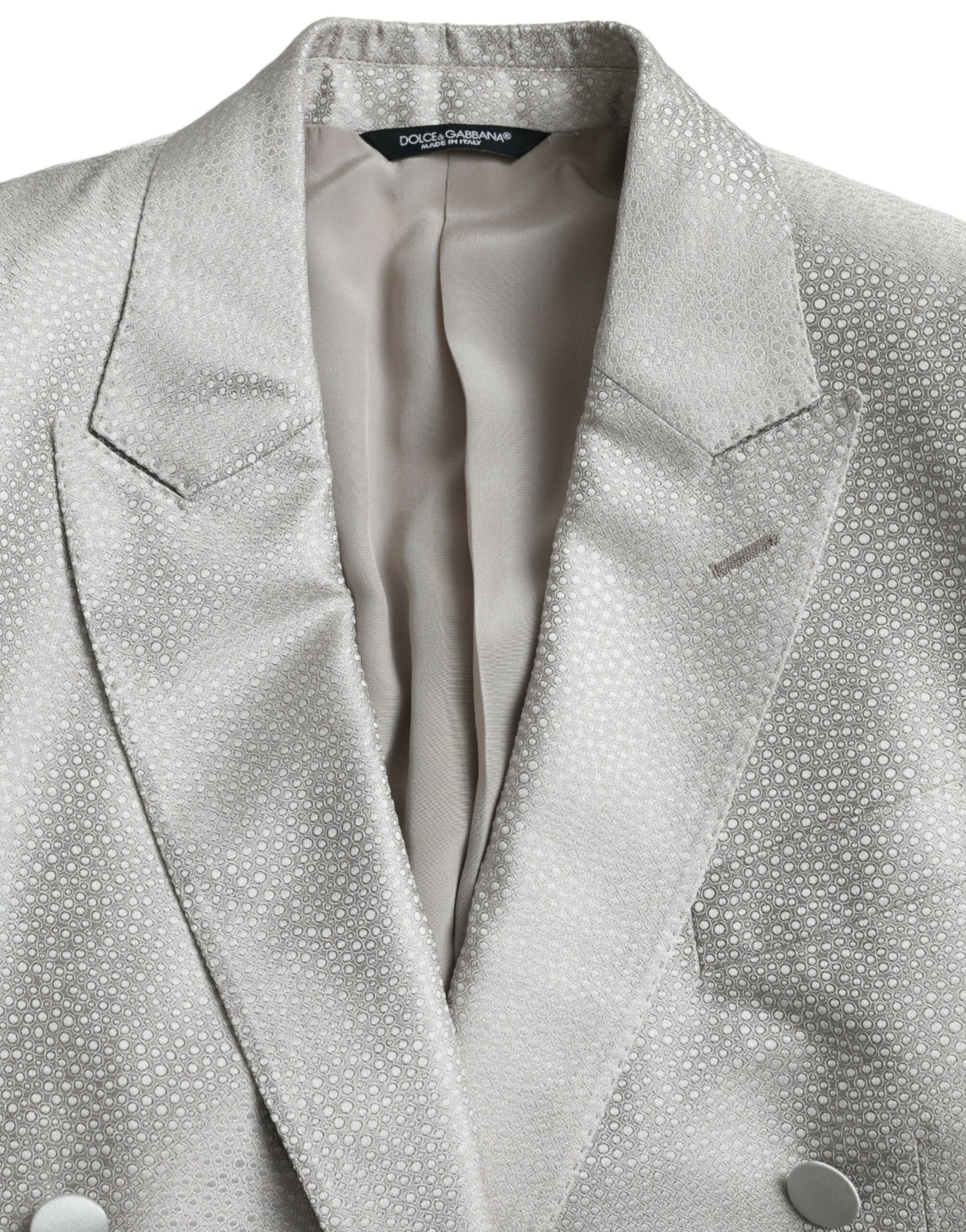 Blazer cruzado MARTINI en color blanco roto