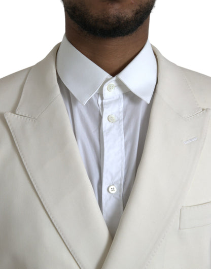 Blazer cruzado MARTINI de lana blanca