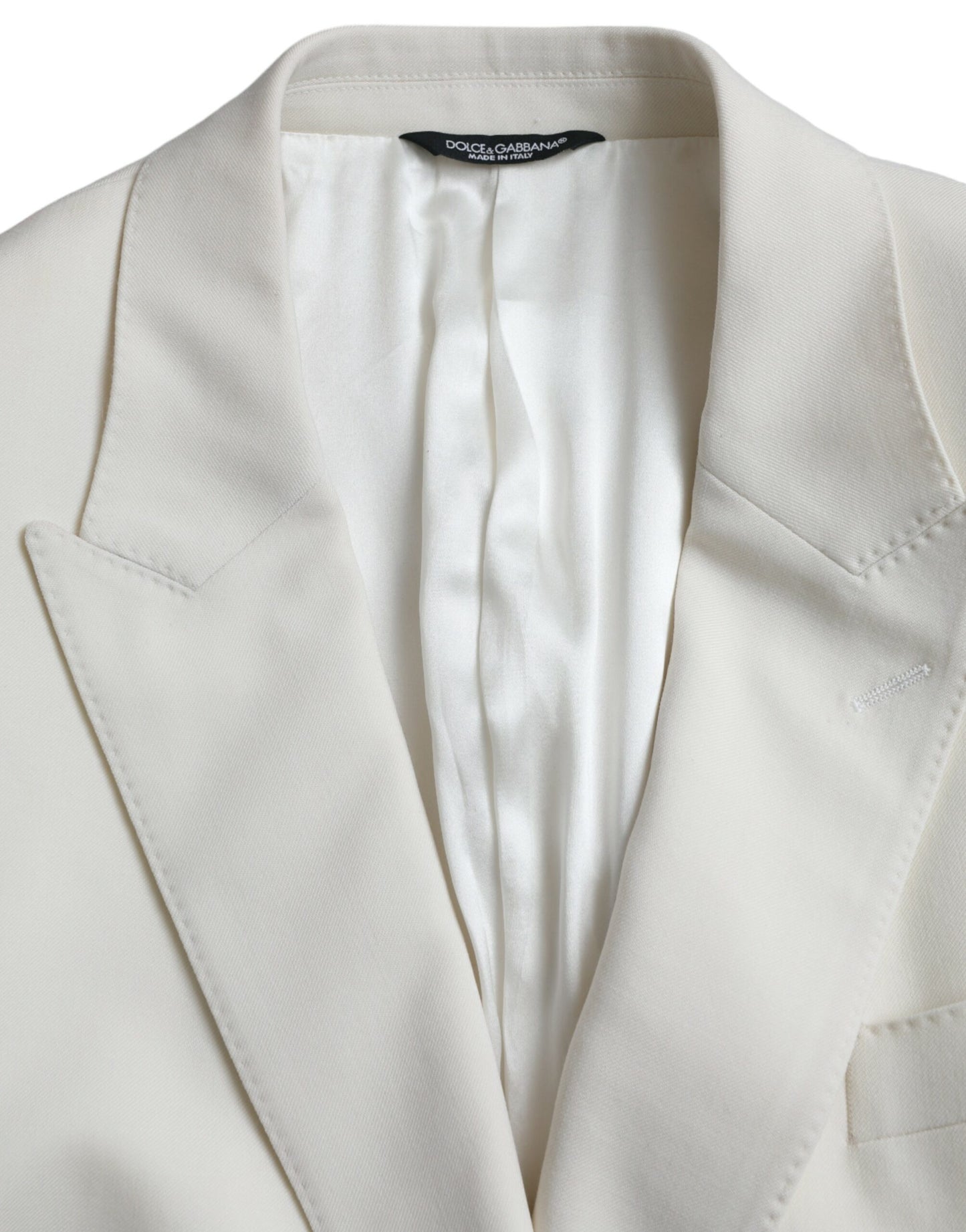 Blazer cruzado MARTINI de lana blanca