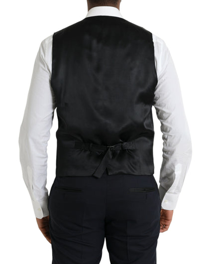 Traje formal de tres piezas de lana MARTINI azul oscuro