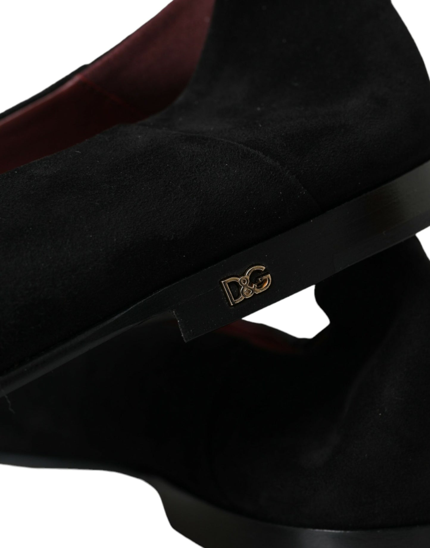 Mocasines de gamuza negra, zapatos formales sin cordones
