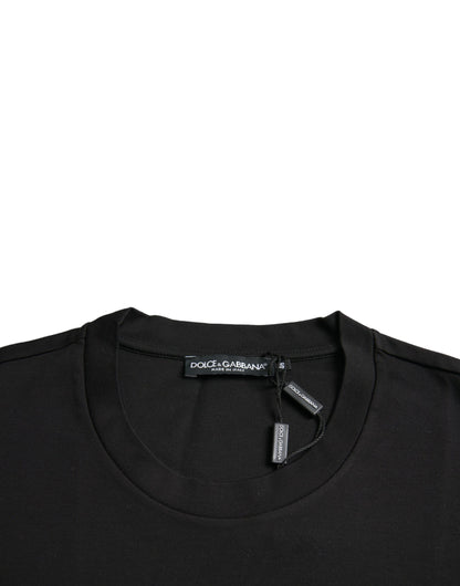 Camiseta de cuello redondo "Black With Love Always"