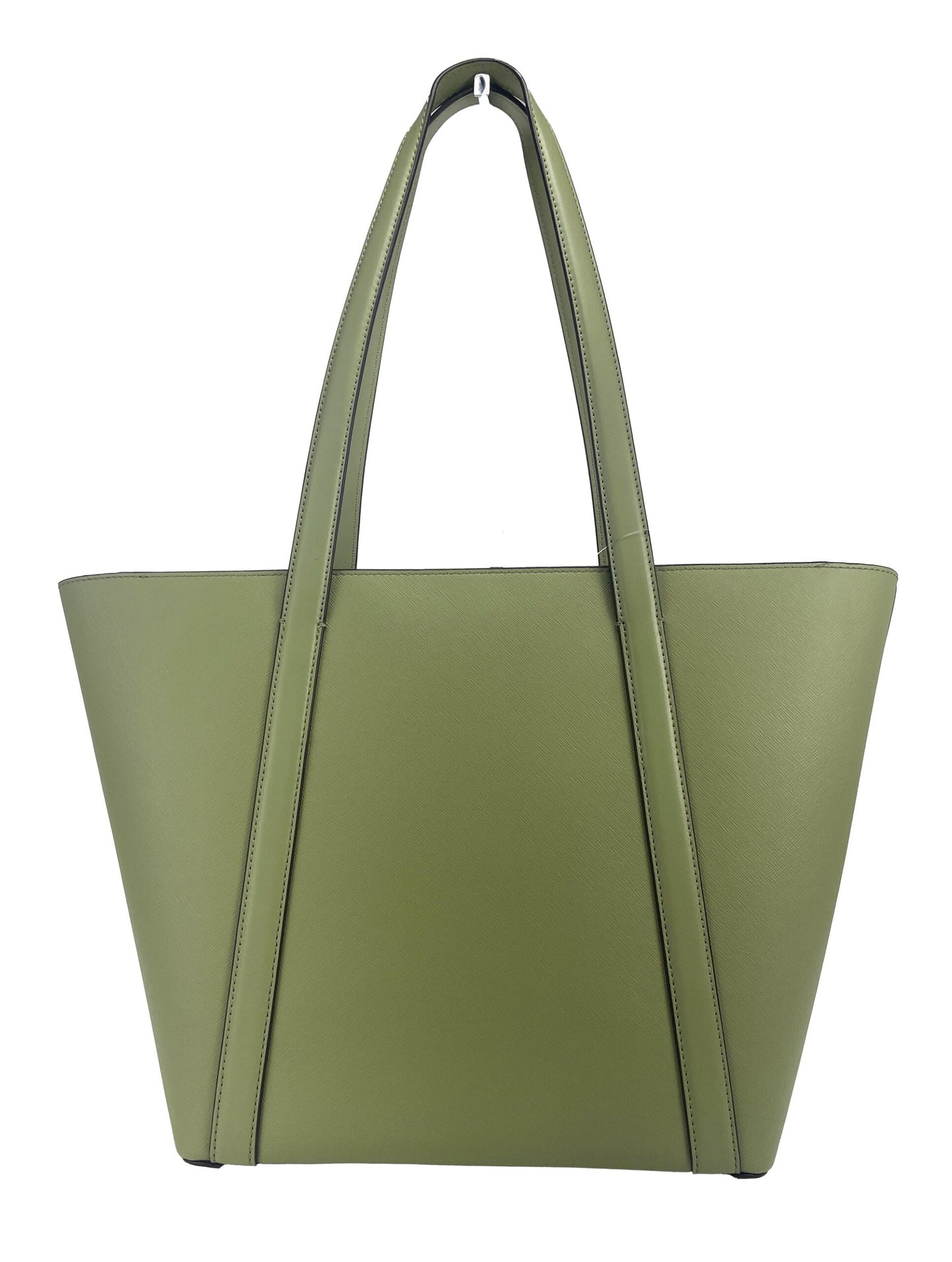 Bolso grande Pratt con cremallera en color verde salvia claro