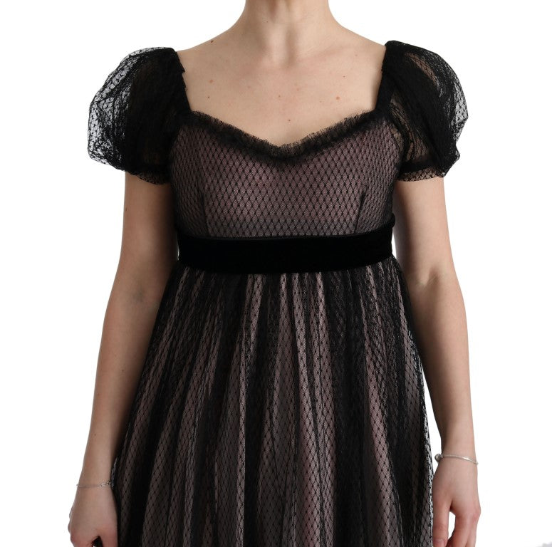 Elegante vestido recto largo