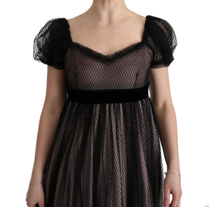 Elegante vestido recto largo