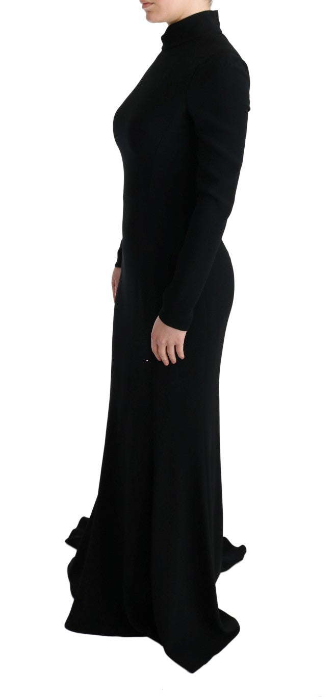 Elegante vestido largo en color negro