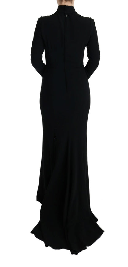 Elegante vestido largo en color negro