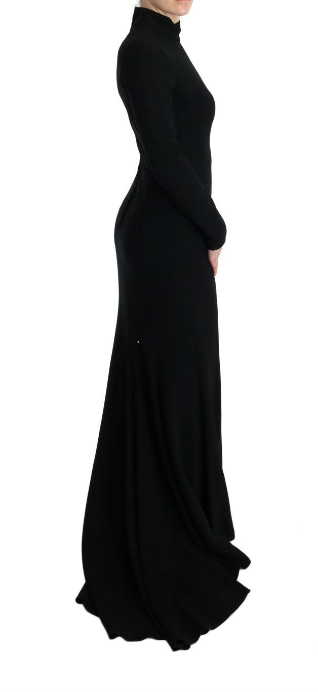Elegante vestido largo en color negro