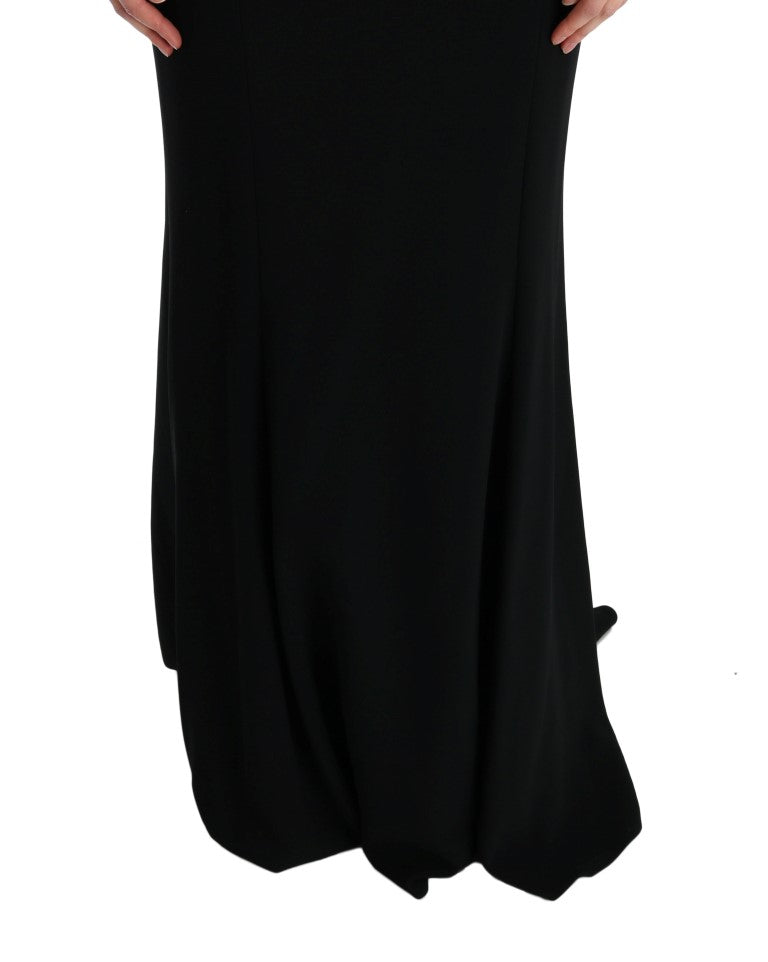 Elegante vestido largo en color negro