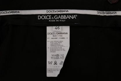 Pantalones formales elegantes de corte entallado en morado