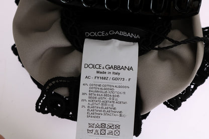 Elegante pinza para el pelo con encaje floral
