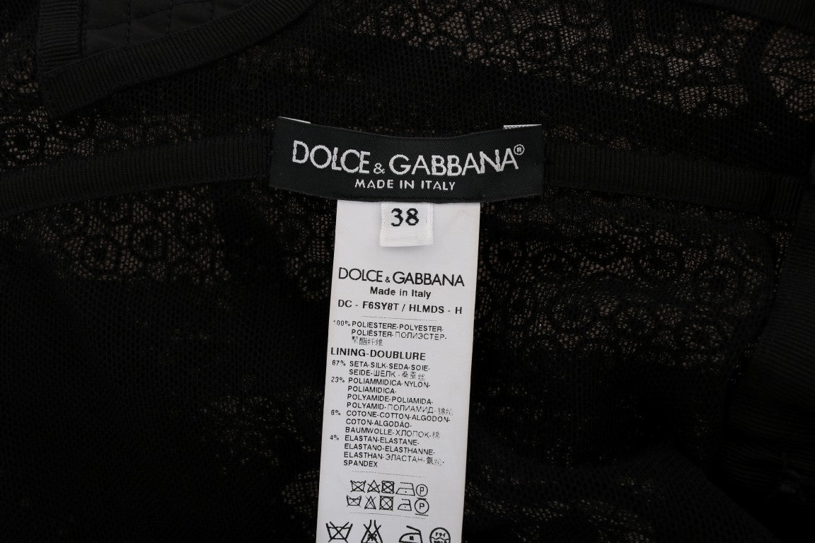 Elegante vestido largo negro de corte tubo