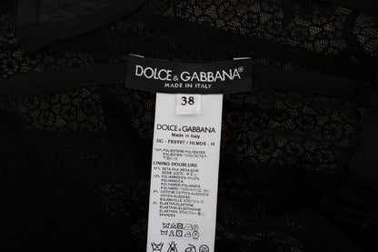 Elegante vestido largo negro de corte tubo