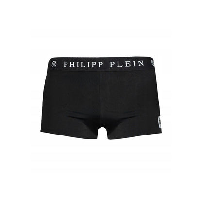Traje de baño de poliamida negra para hombre