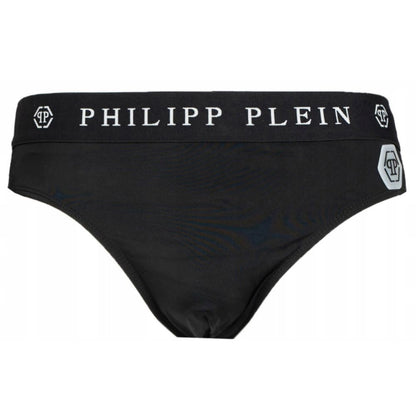 Traje de baño de poliamida negra para hombre