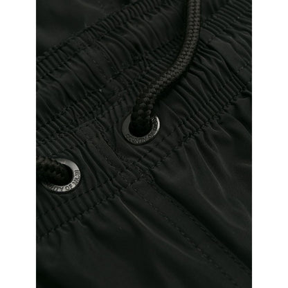 Traje de baño de poliamida negra para hombre