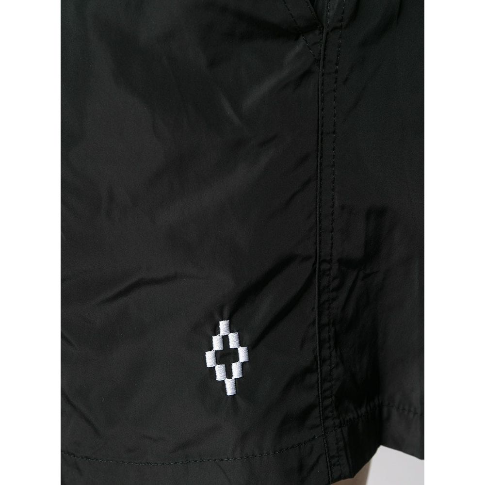 Traje de baño de poliamida negra para hombre
