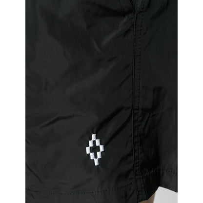 Traje de baño de poliamida negra para hombre
