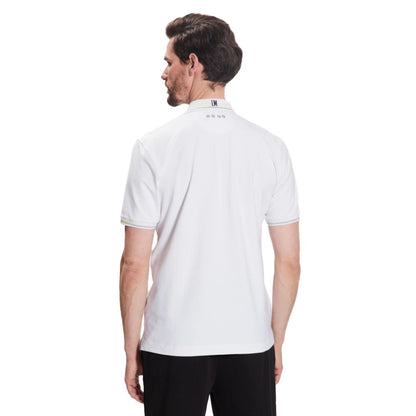 Elegante polo de mezcla de algodón con detalles brillantes