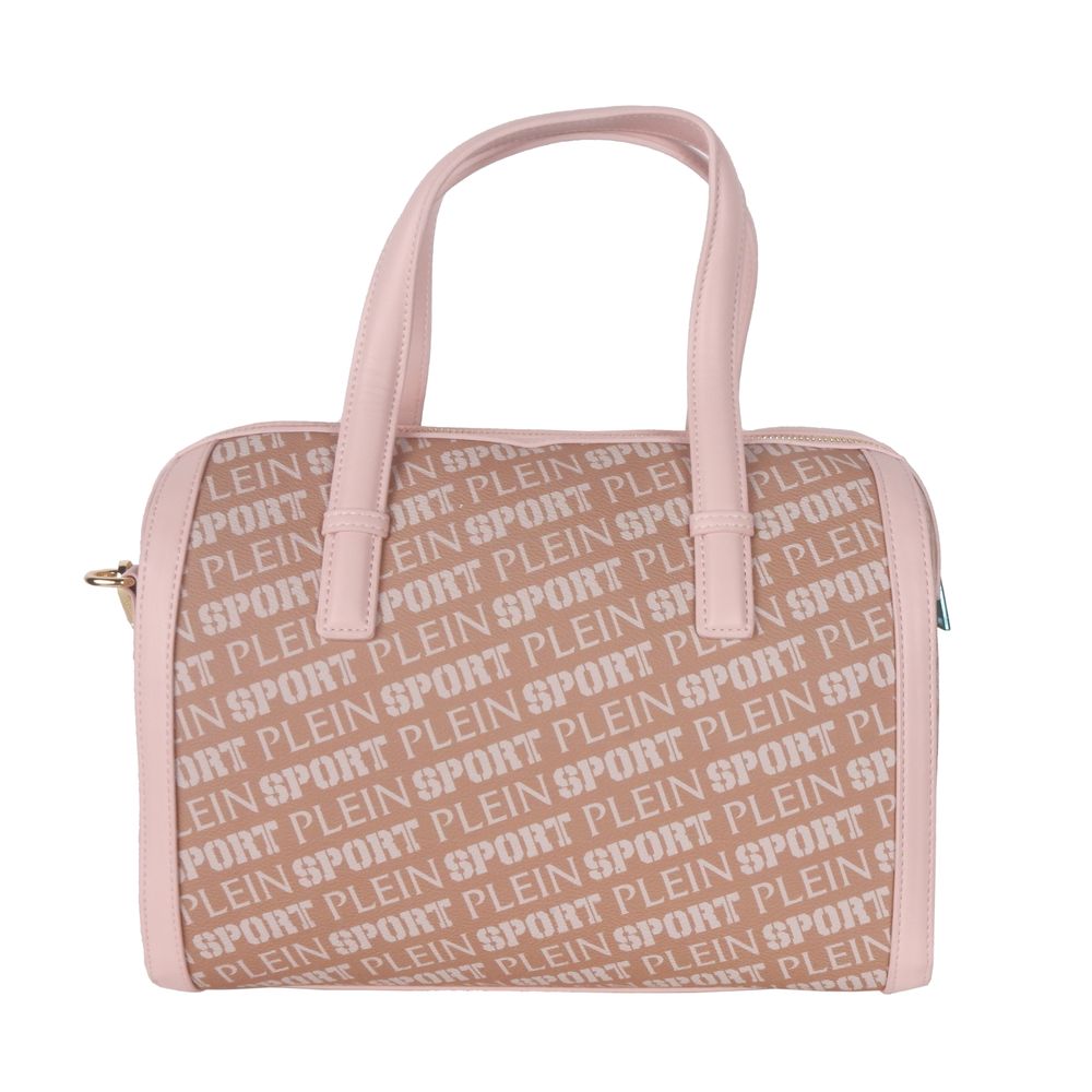 Bolso bandolera elegante de piel ecológica rosa