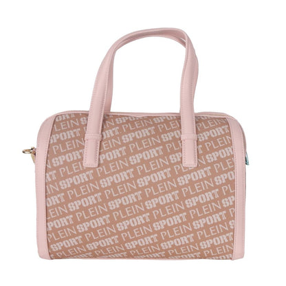 Bolso bandolera elegante de piel ecológica rosa